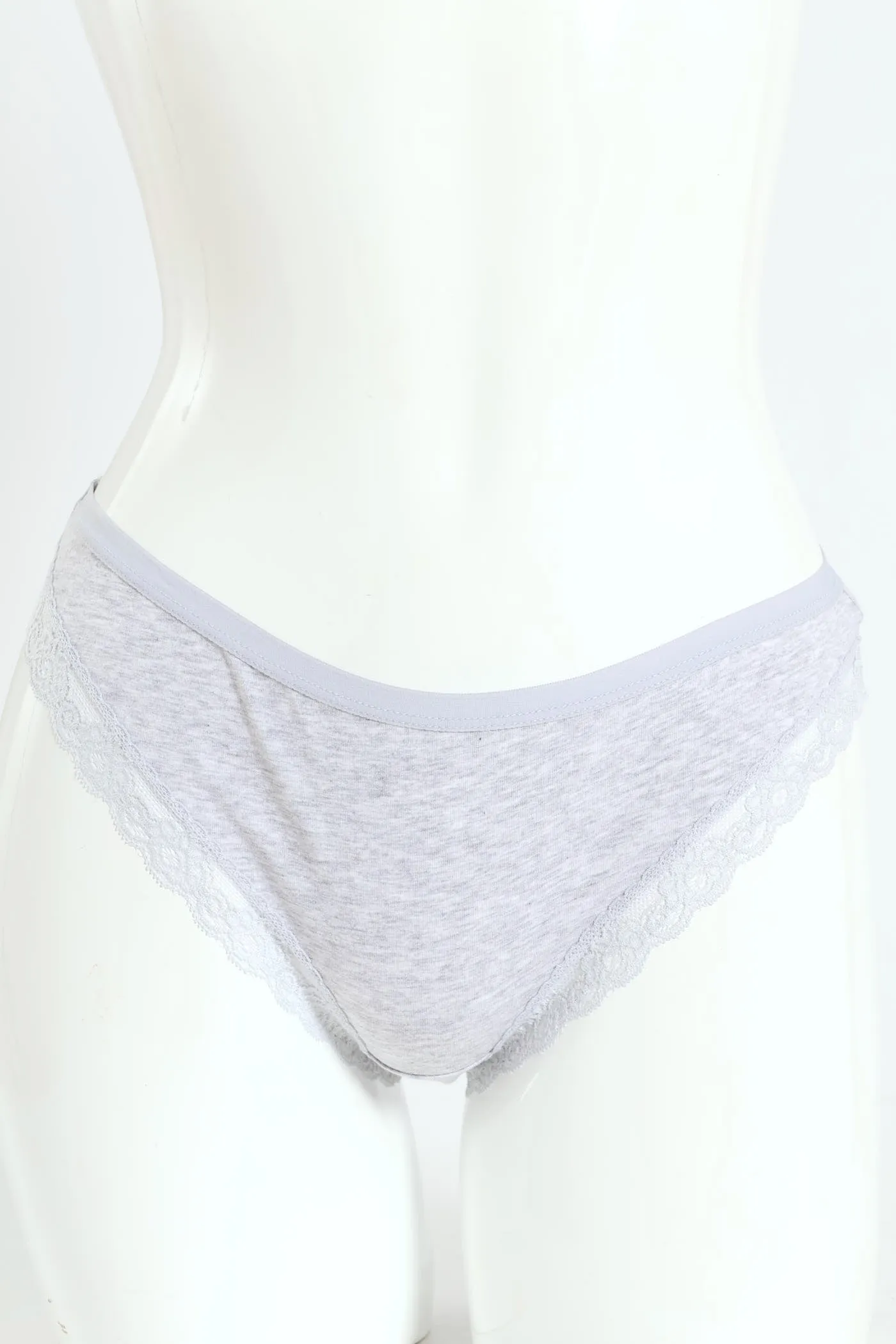 3 Pack Cotton Stretch Brazilian Panties - Nude/Grey Melange/Slate sold by Edgars product image thumbnail 4
