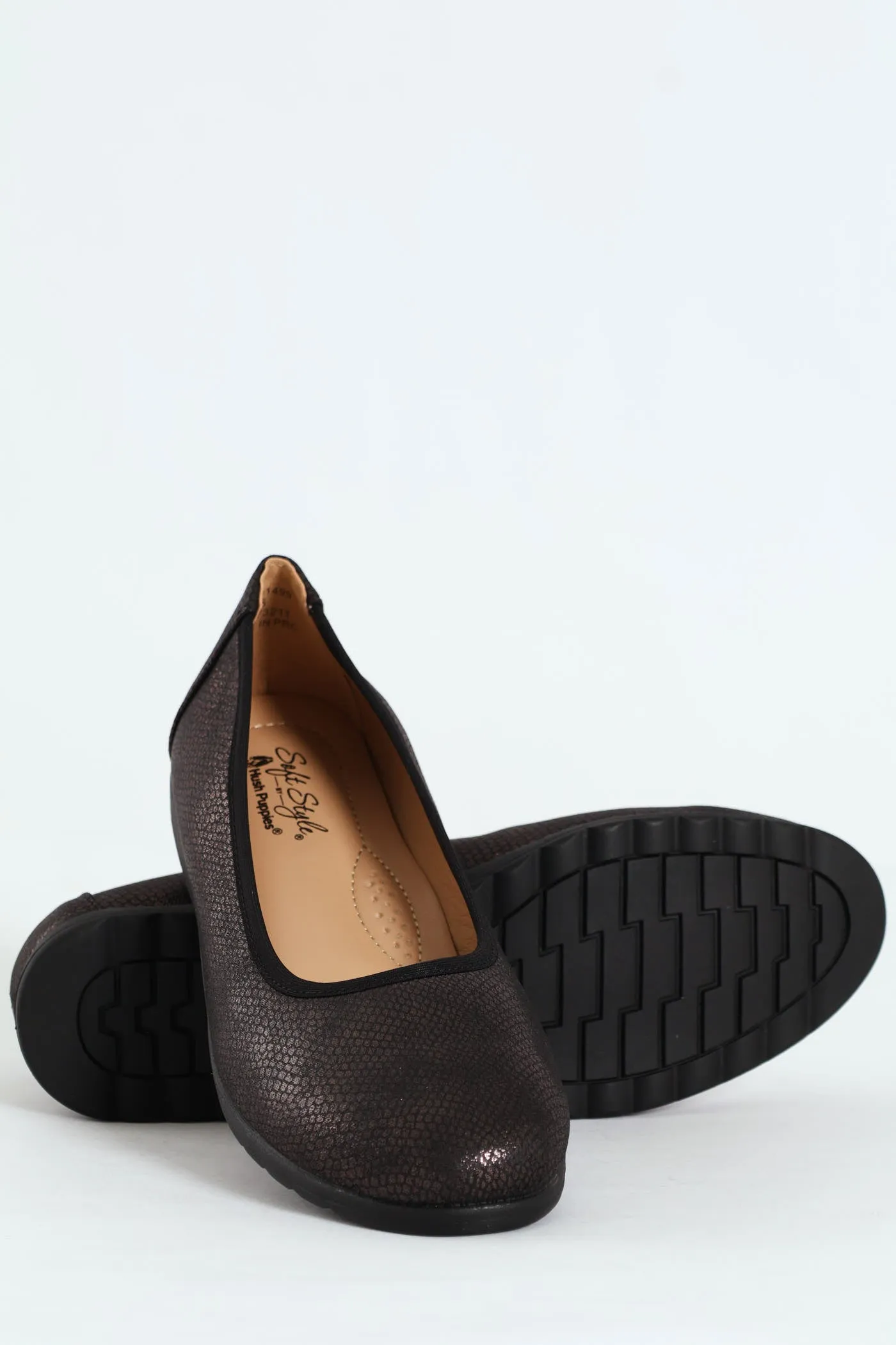 Halen Metalic Animal Elasticated Slip On - Black sold by Edgars product image thumbnail 4