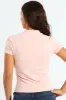 Mock Neck All Over 4G Tee - Pink sold by Edgars 