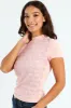 Mock Neck All Over 4G Tee - Pink sold by Edgars 