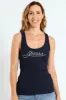 Logo Rib Tank Top - Navy sold by Edgars