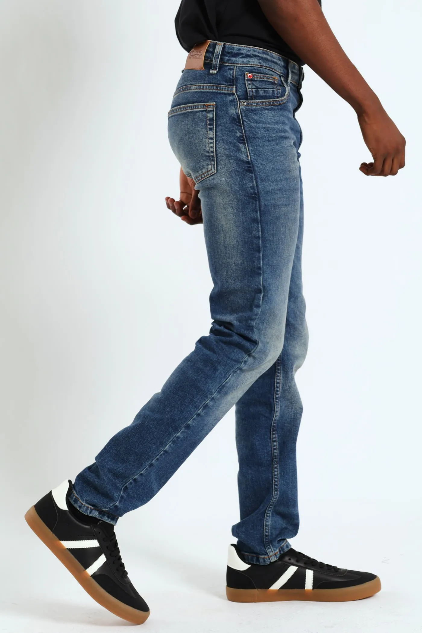 Mid Worn In Skinny Jean - Mid Blue sold by Edgars product image thumbnail 2