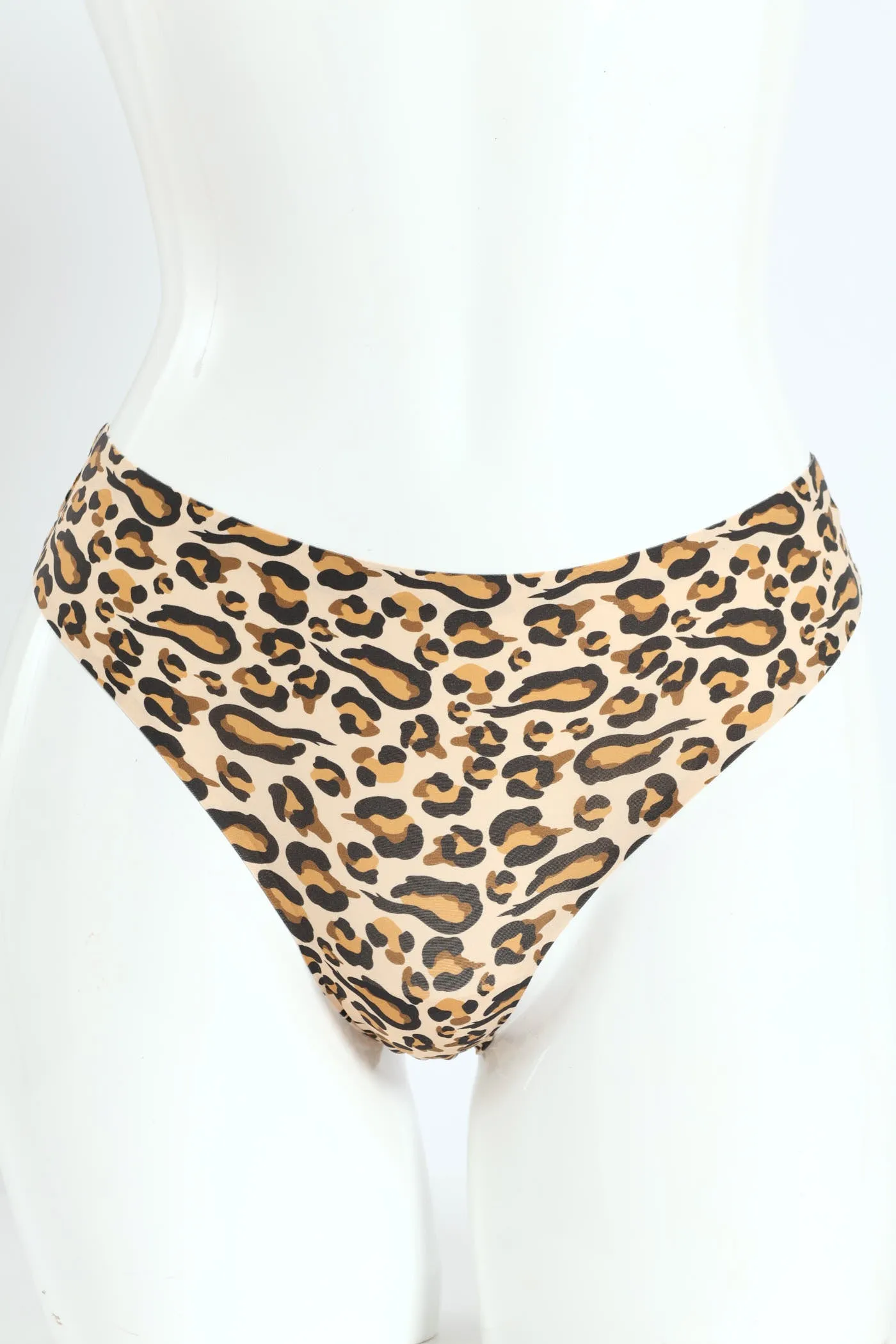 3 Pack Thong Panties - Leopard/Tan/Black sold by Edgars