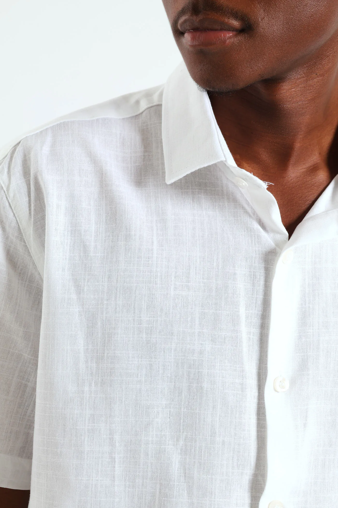 Linen Look Shirt - White sold by Edgars product image thumbnail 4