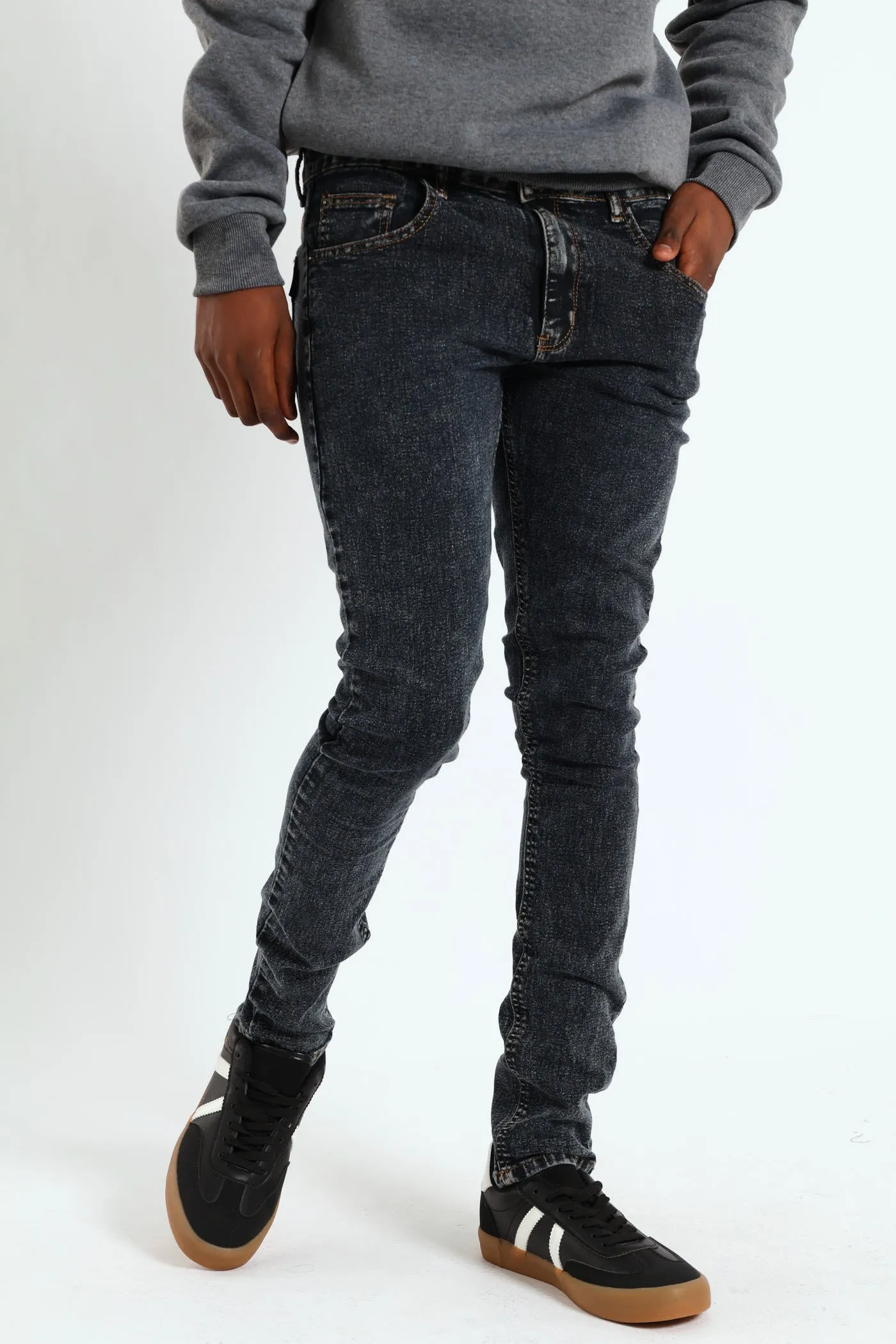 Super Skinny Basic Denim - Acid Wash sold by Edgars
