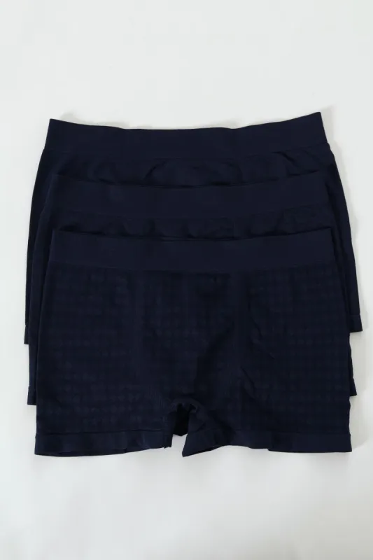 3 Pack Seamless Trunks - Blue sold by Edgars