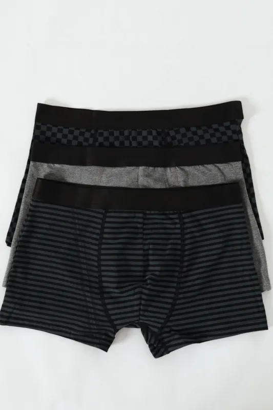 3 Pack Design Trunks - Black sold by Edgars