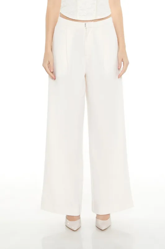 Wideleg Pant - Cream sold by Edgars