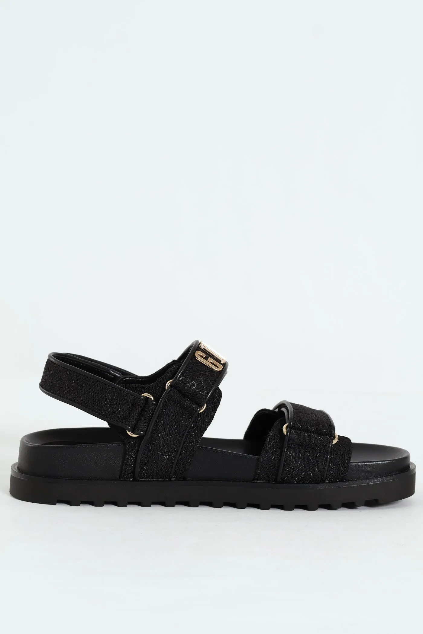 Double Strap Sport Ankle Strap Sandal - Black sold by Edgars product image thumbnail 4