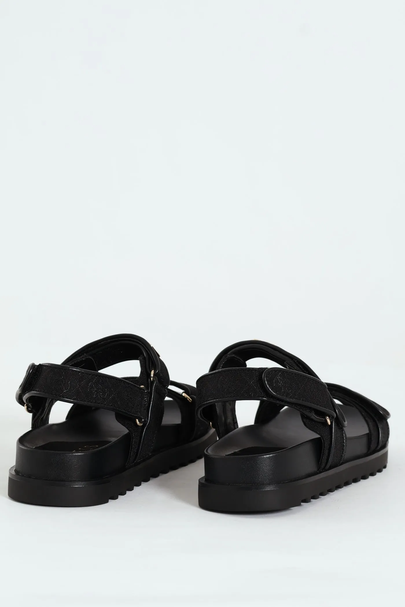 Double Strap Sport Ankle Strap Sandal - Black sold by Edgars product image thumbnail 3