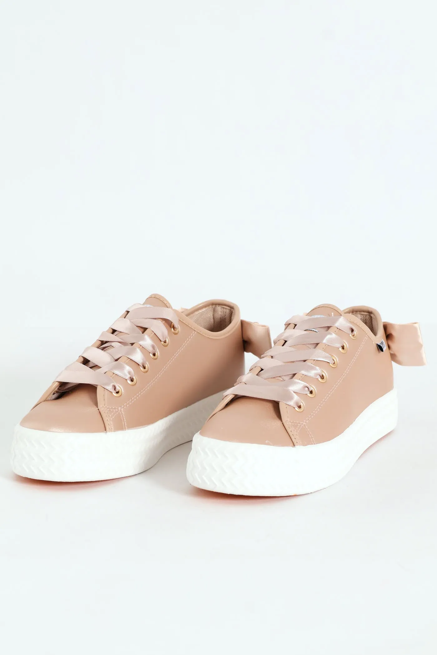 Miah Platform Lace Up Sneaker - Blush sold by Edgars