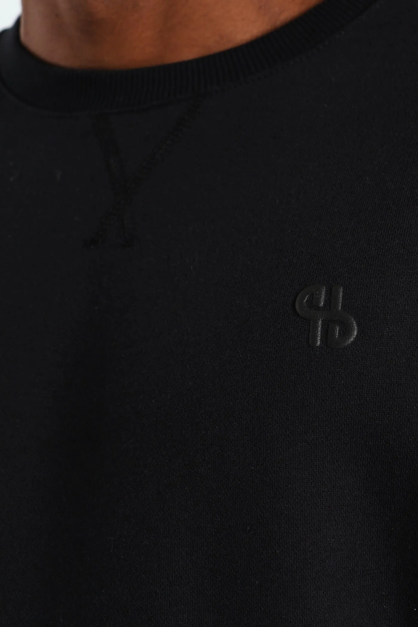 Plain Crew Fleece Sweat Top - Black sold by Edgars product image thumbnail 4