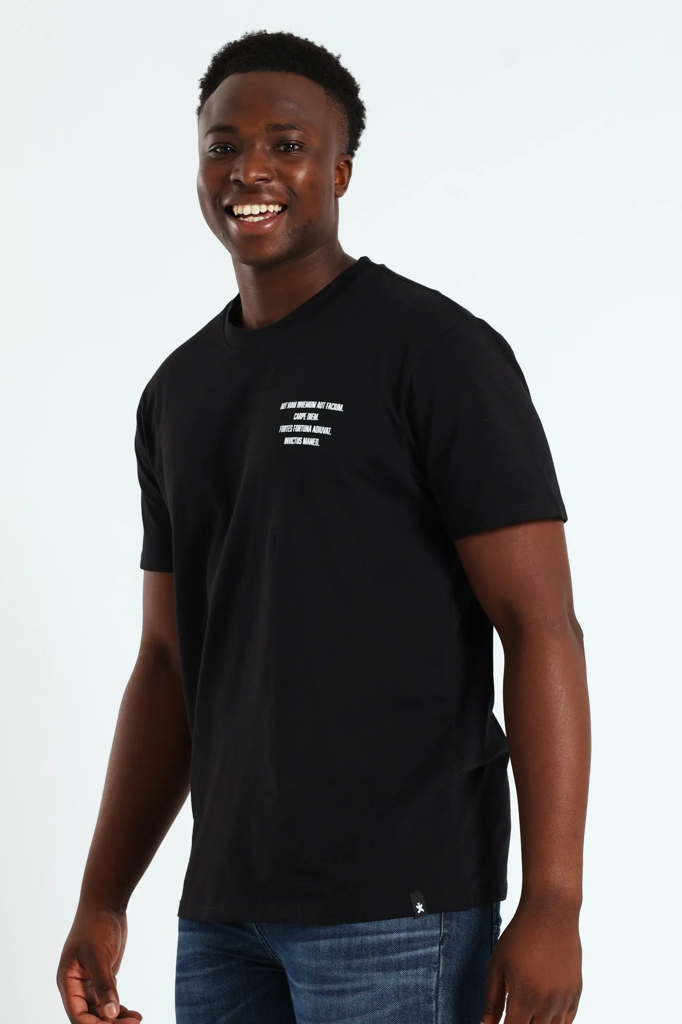 Skull Print Front & Back Tee - Black sold by Edgars product image thumbnail 2