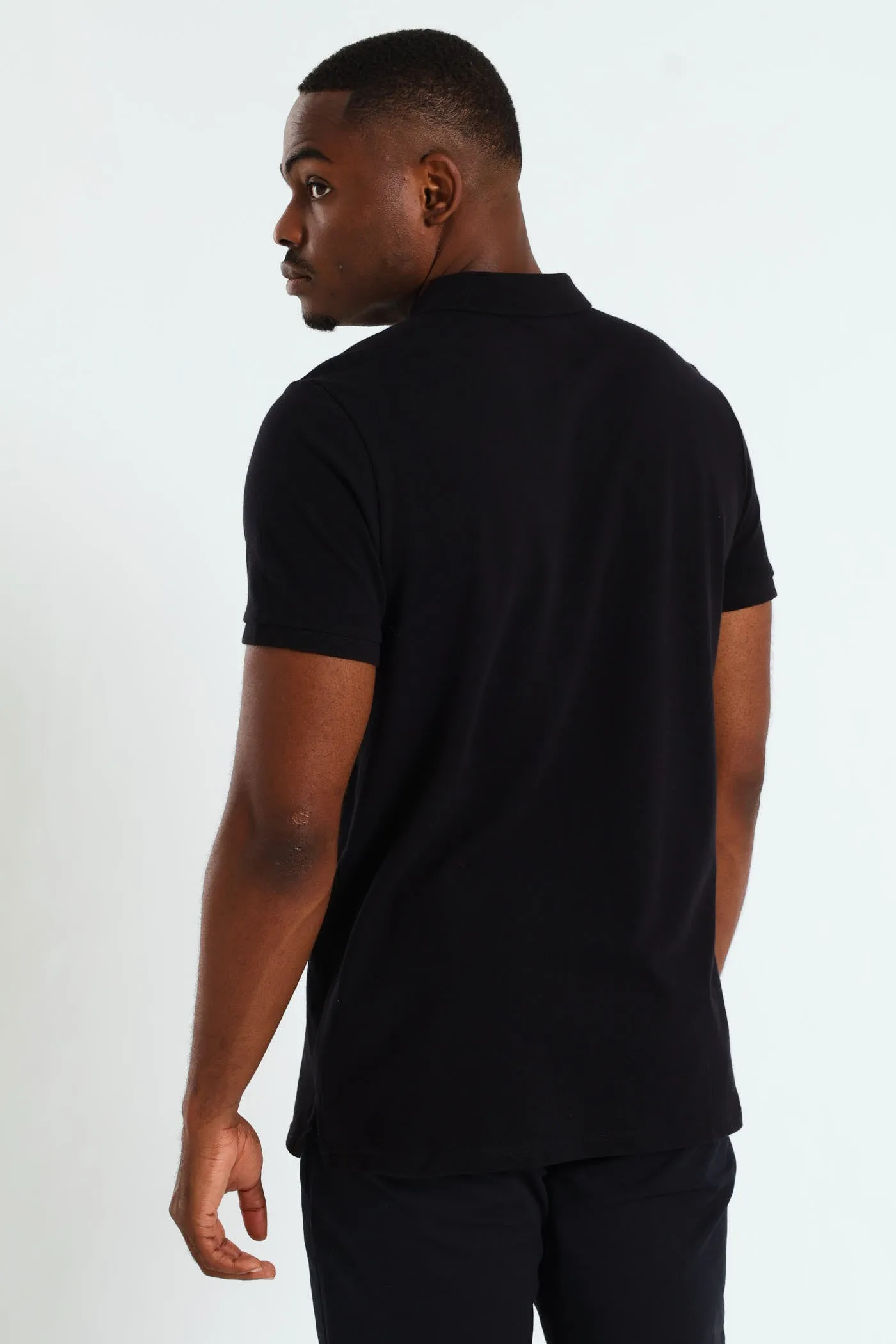 Basic Slim Fit Golfer - Black sold by Edgars product image thumbnail 3