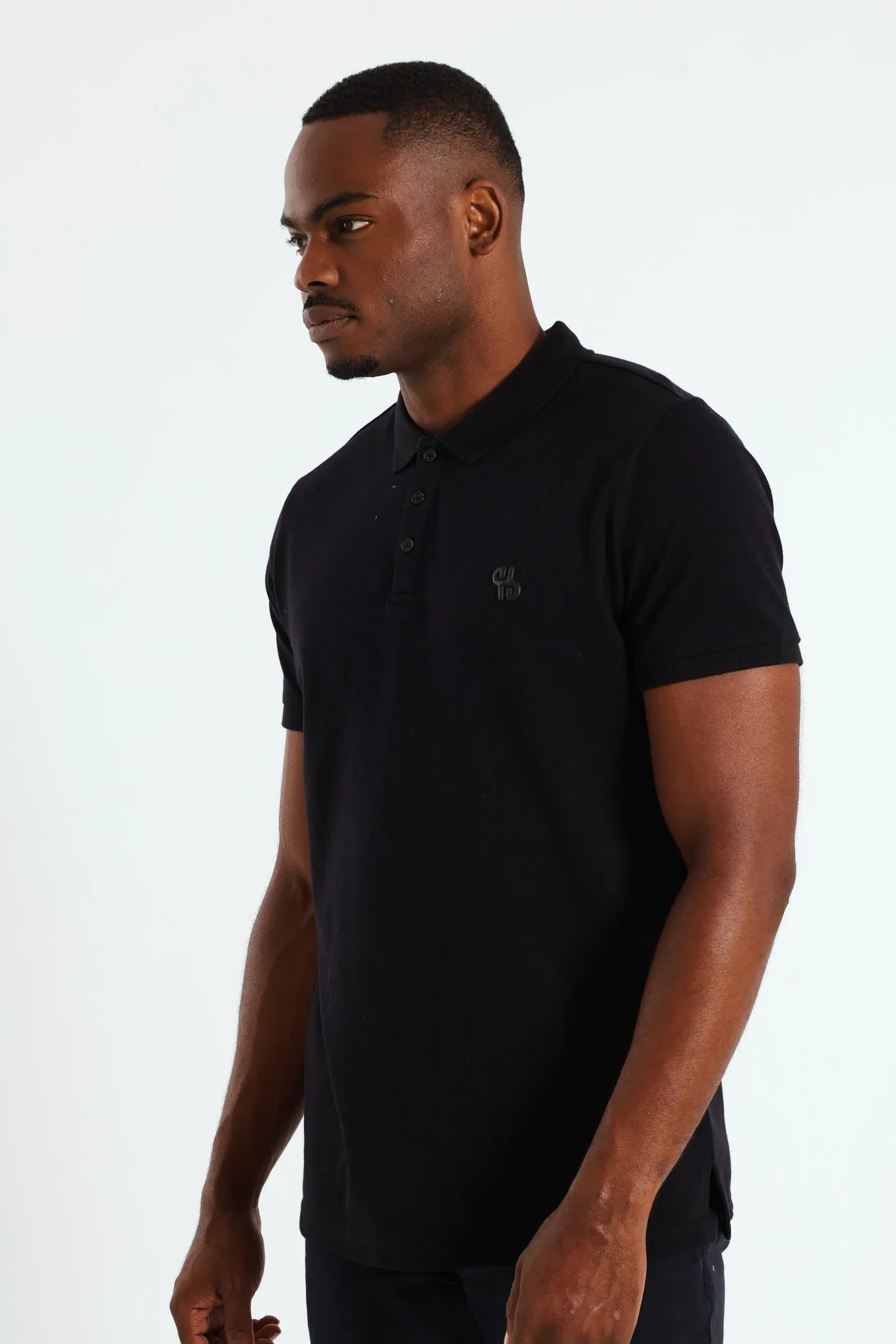 Basic Slim Fit Golfer - Black sold by Edgars product image thumbnail 2
