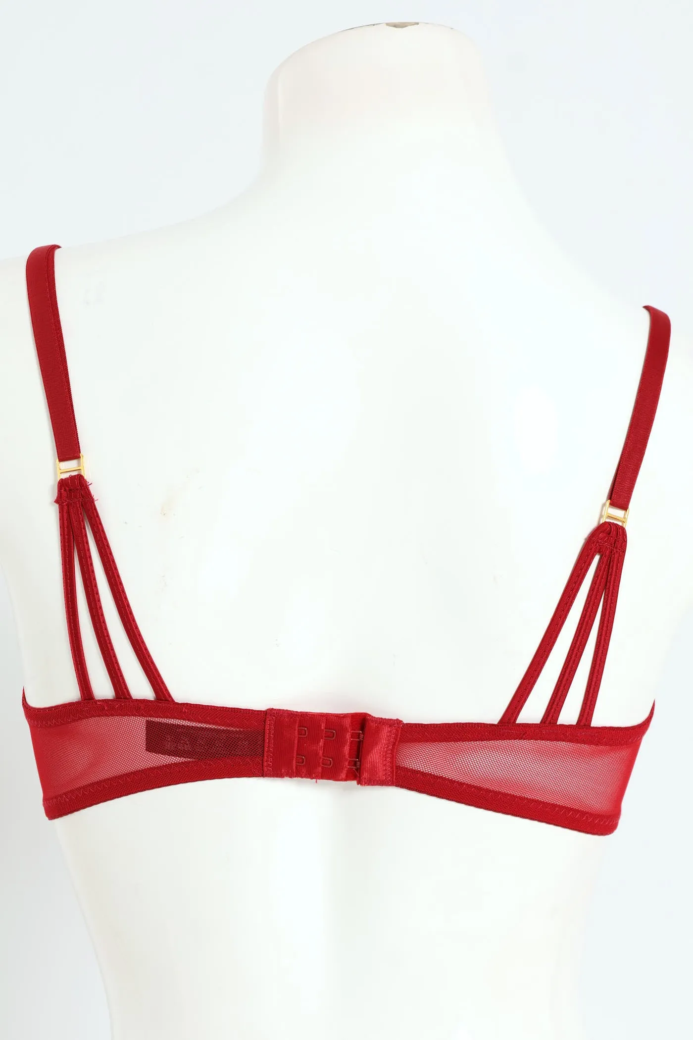Cloth & Embroidred Balconette Bra - Red sold by Edgars product image thumbnail 2