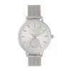 Ladies 40mm Silver Case Watch With Bracelet sold by Edgars
