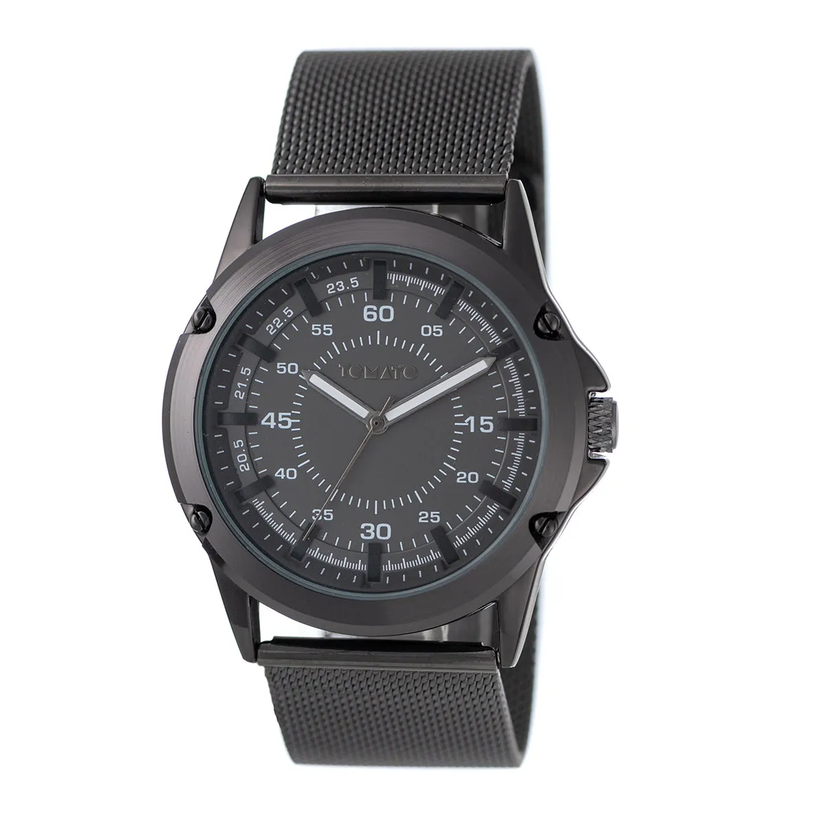 Gents 40mm Case Watch With Mesh Gunmetal Band sold by Edgars product image thumbnail 3