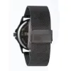 Gents 40mm Case Watch With Mesh Gunmetal Band sold by Edgars 