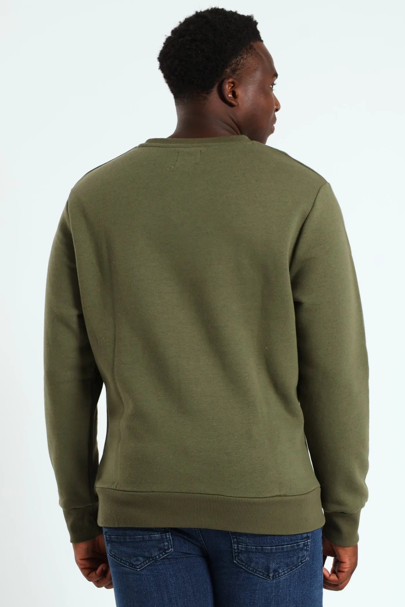 Plain Crew Fleece Top - Light Fatigue sold by Edgars product image thumbnail 3