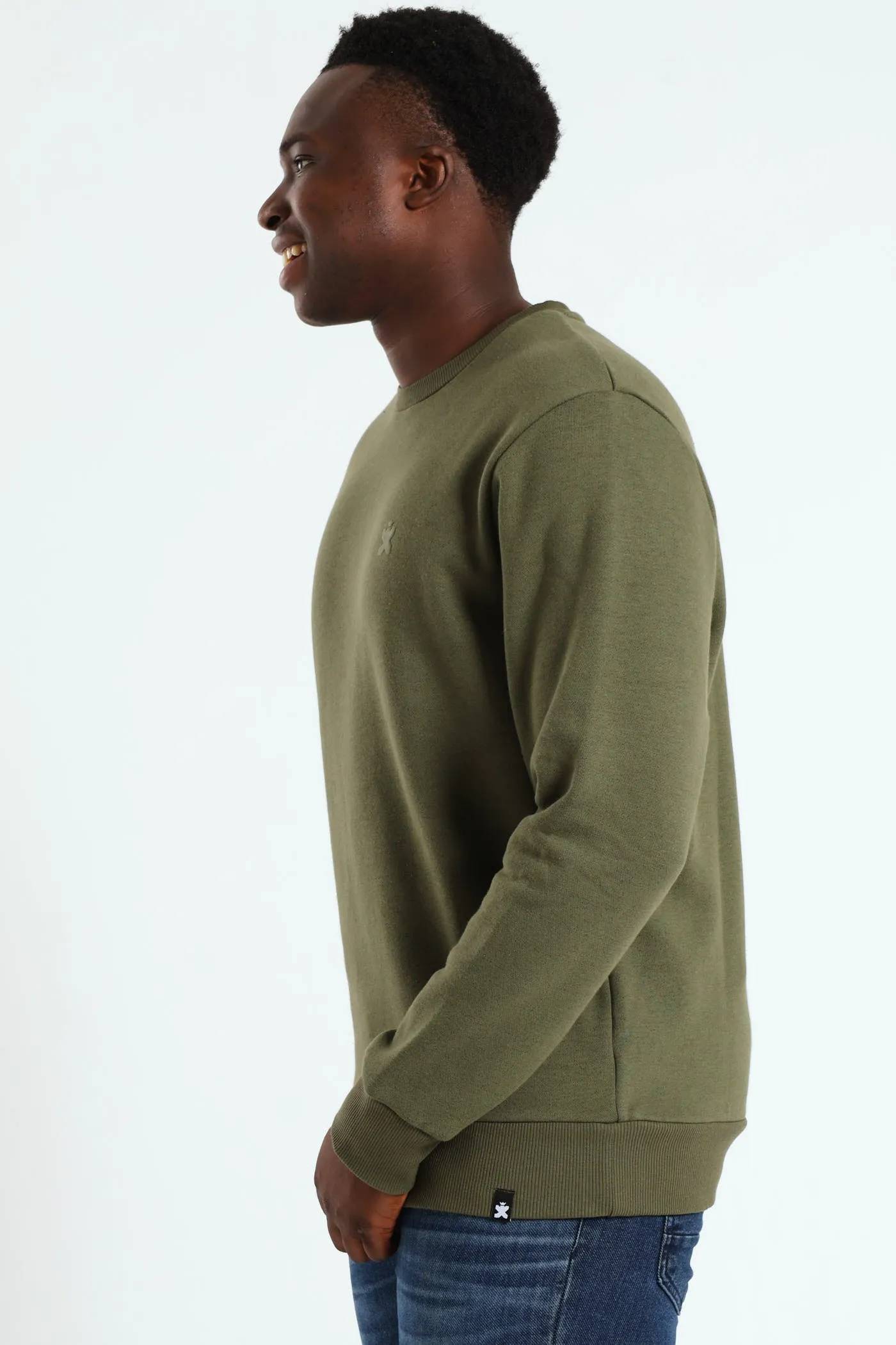 Plain Crew Fleece Top - Light Fatigue sold by Edgars product image thumbnail 2