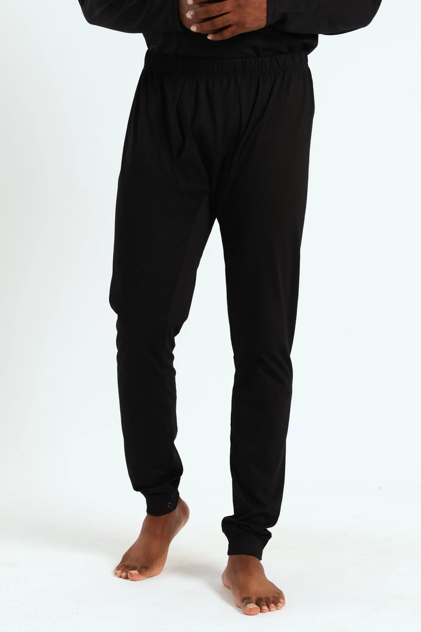 Winter Long John Cotton Thermal - Black sold by Edgars