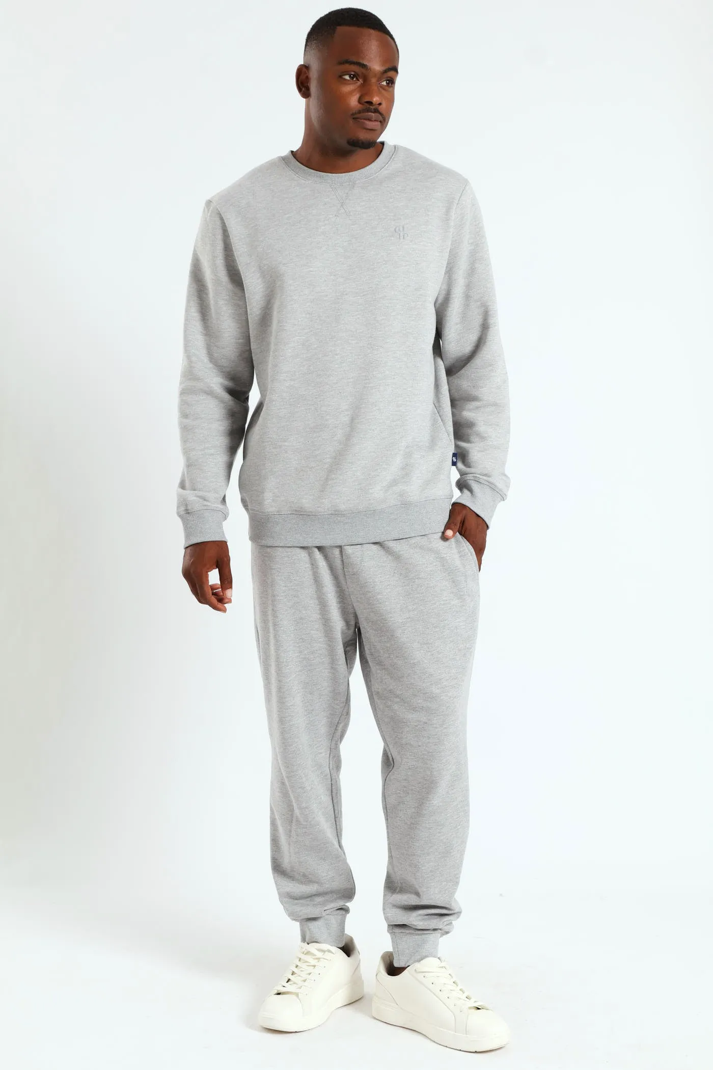 Fleece Jogger - Grey Melange sold by Edgars