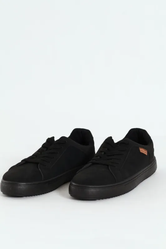 Lace Up Mono Sneaker - Black sold by Edgars 