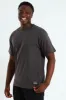Logo Oversized Label Tee - Charcoal sold by Edgars