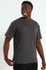 Logo Oversized Label Tee - Charcoal sold by Edgars
