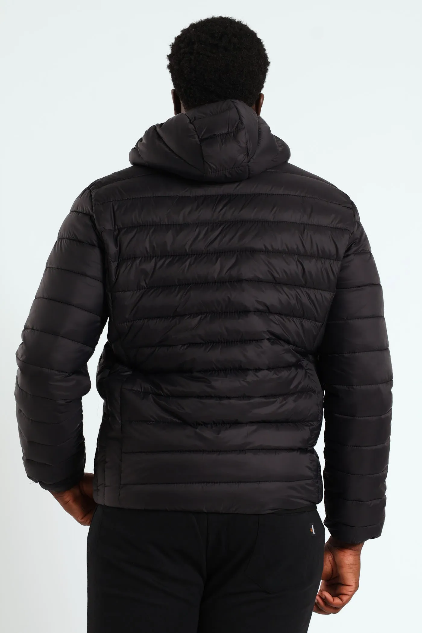 Basic Hood Puffer Jacket - Black sold by Edgars product image thumbnail 3