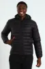 Basic Hood Puffer Jacket - Black sold by Edgars