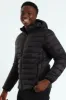 Basic Hood Puffer Jacket - Black sold by Edgars