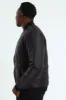 Quilted Press Stud Sherpa Lined Bomber - Black sold by Edgars