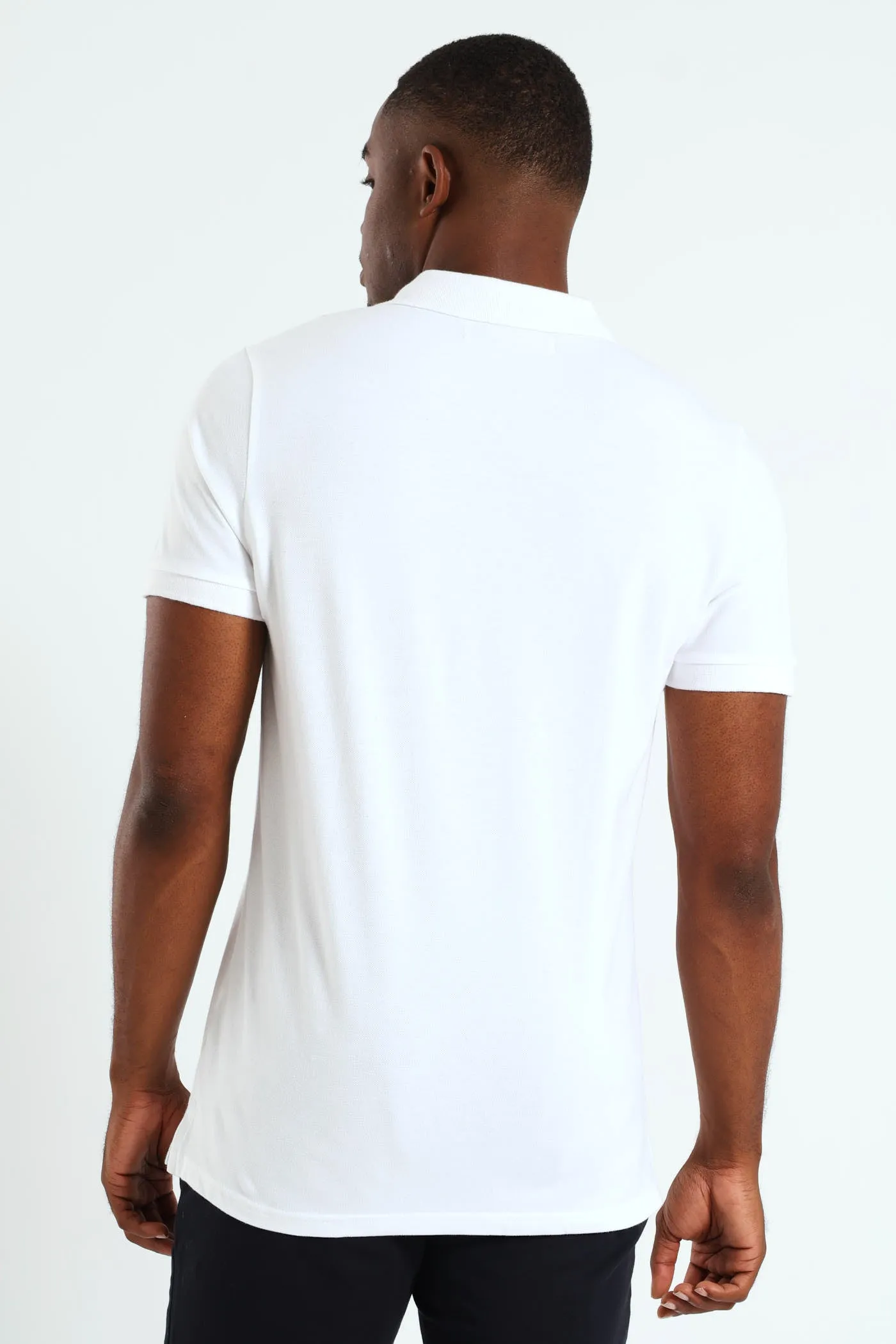 Basic Slim Fit Golfer - White sold by Edgars product image thumbnail 2