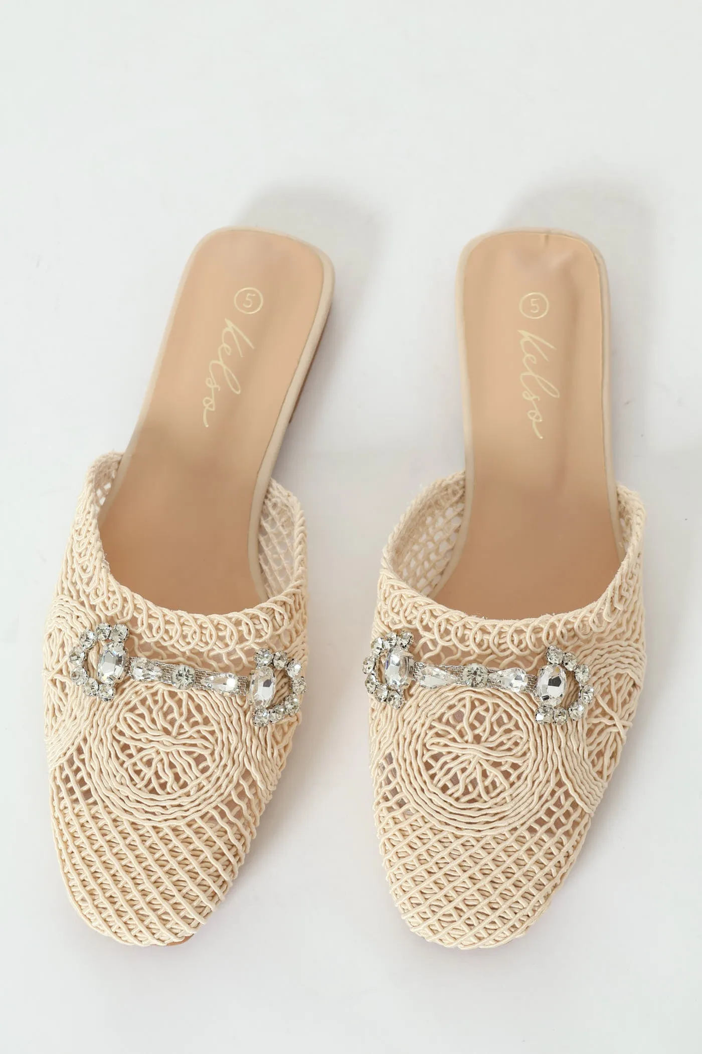 Crochet Push In With Trim - Natural sold by Edgars