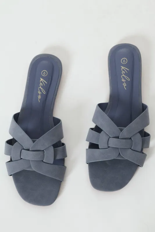 Interlink Basic Mule Sandal - Duck Egg sold by Edgars