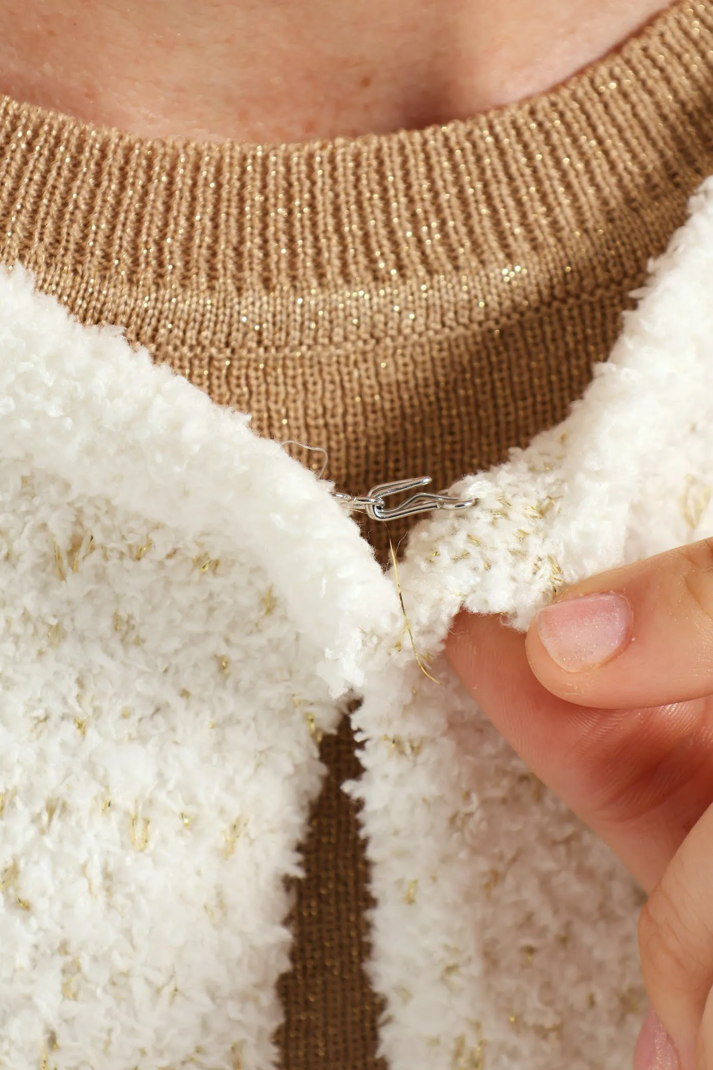 Pearl Lurex Cardigan - White sold by Edgars product image thumbnail 2