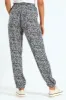 Pull-On Elasticated Cuff Jogger - White/Black sold by Edgars