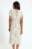 Voile Maxi Kaftan Dress With Ties - Black/Cream sold by Edgars 