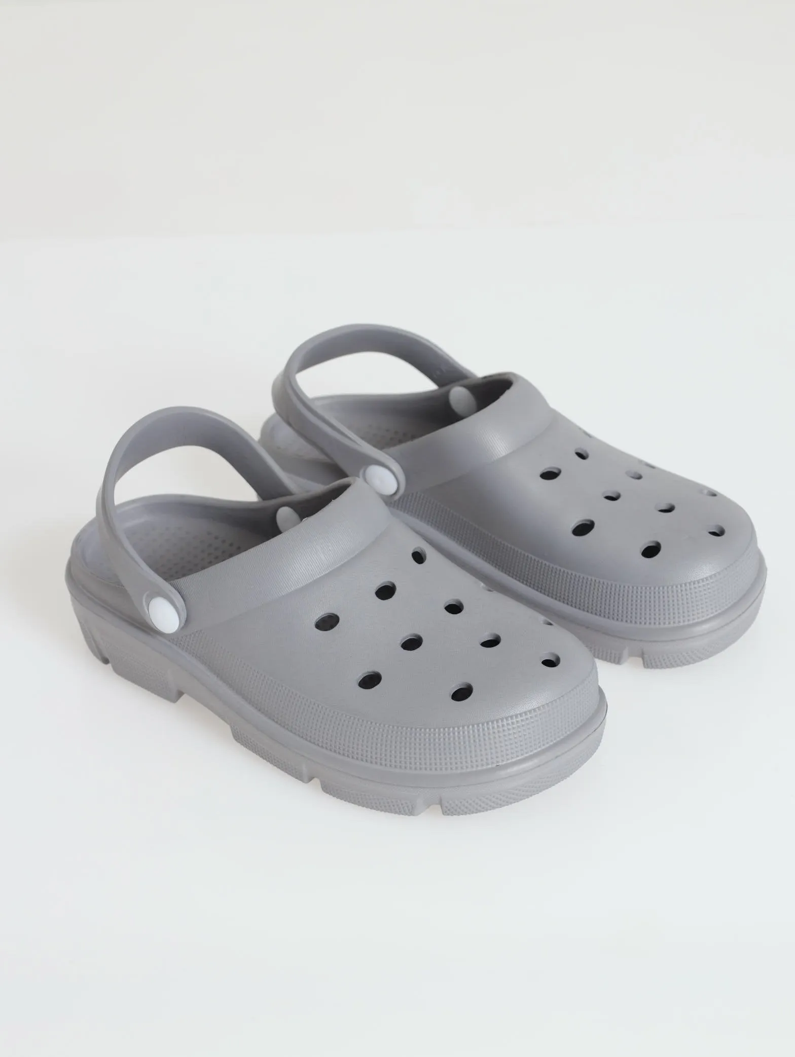Chunky Moulded Clog - Grey (Vicky Check) sold by Edgars product image thumbnail 4