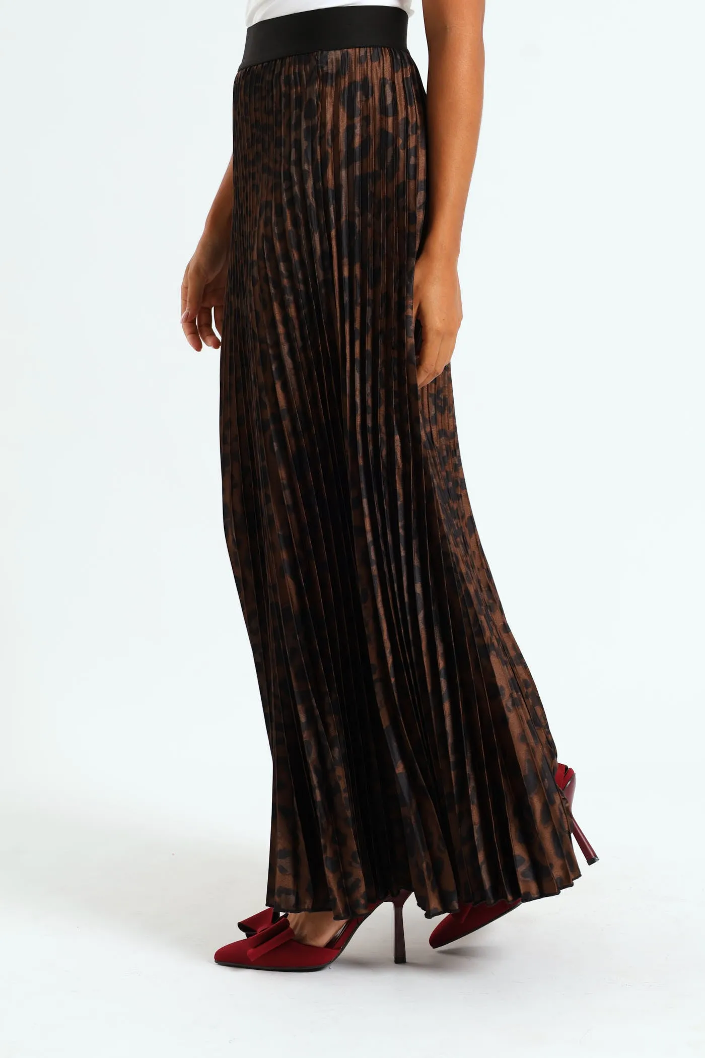 Animal Print Satin Maxi Skirt - Animal sold by Edgars product image thumbnail 2
