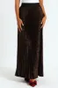 Animal Print Satin Maxi Skirt - Animal sold by Edgars 