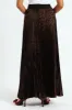 Animal Print Satin Maxi Skirt - Animal sold by Edgars 