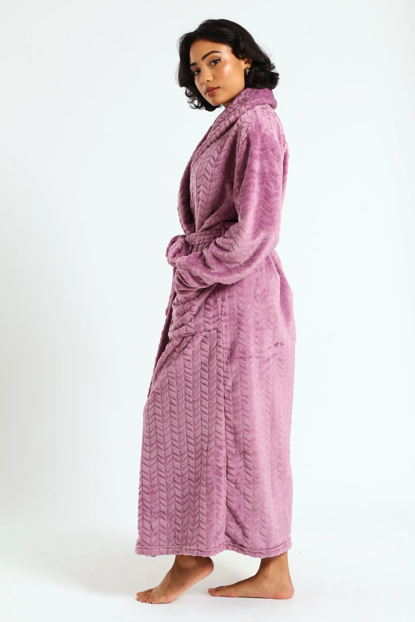 Embossed Gown - Purple sold by Edgars product image thumbnail 3