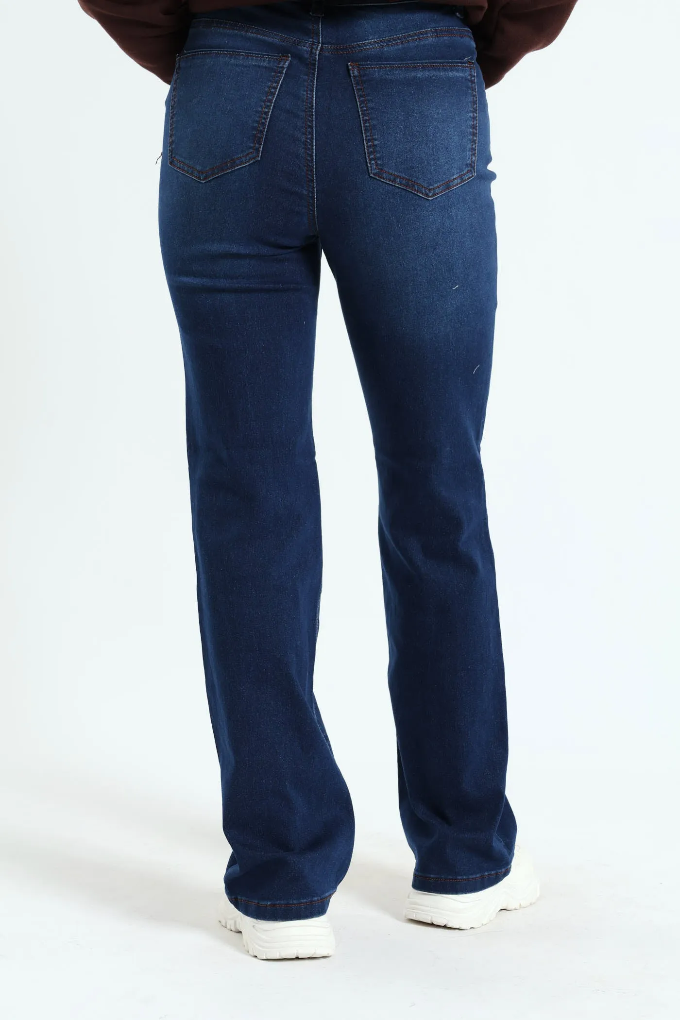 Hi-Waist Bootleg Denim - Dark Wash Ink sold by Edgars product image thumbnail 4