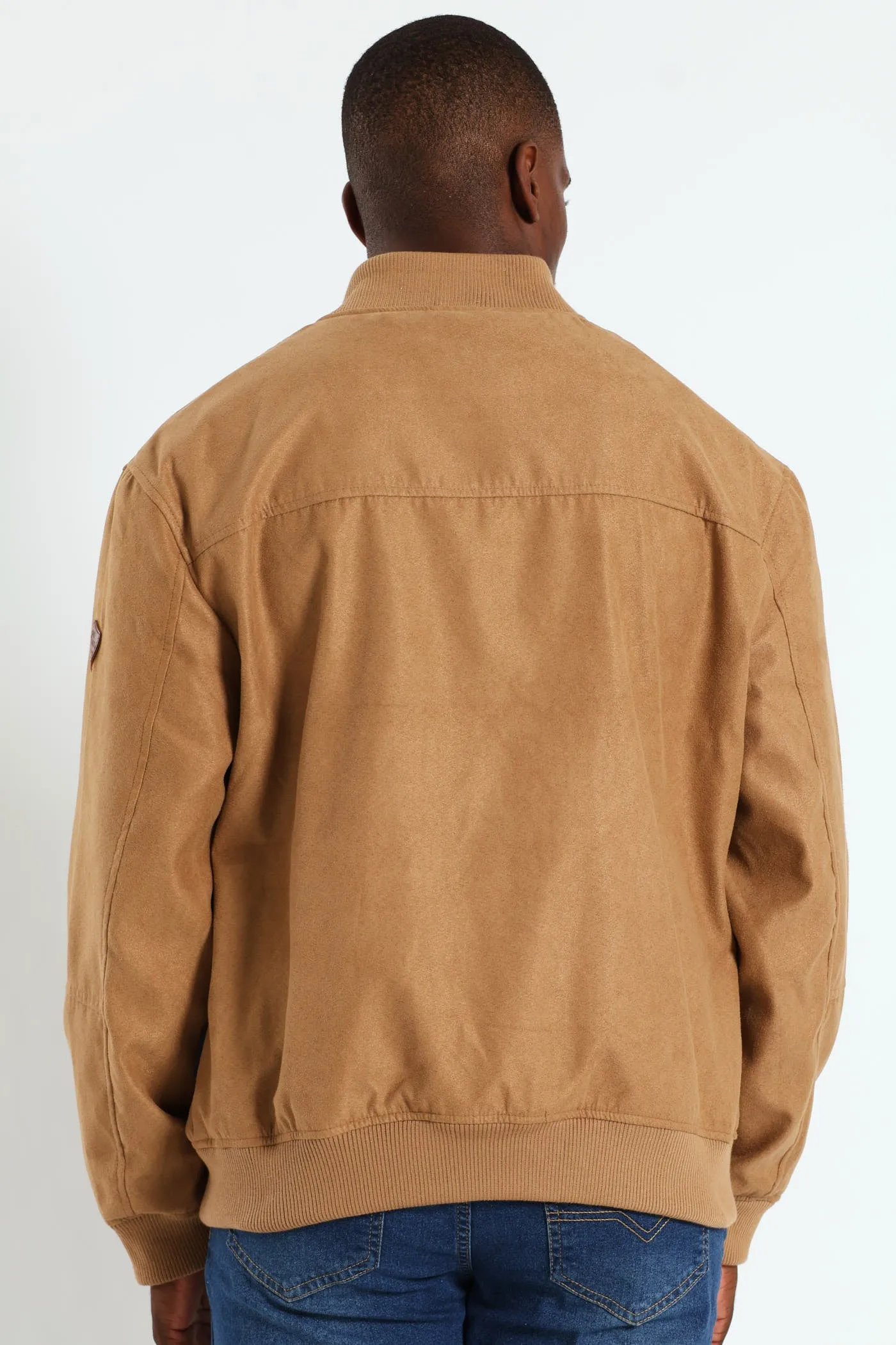 Mock Suede Bomber - Camel sold by Edgars product image thumbnail 3