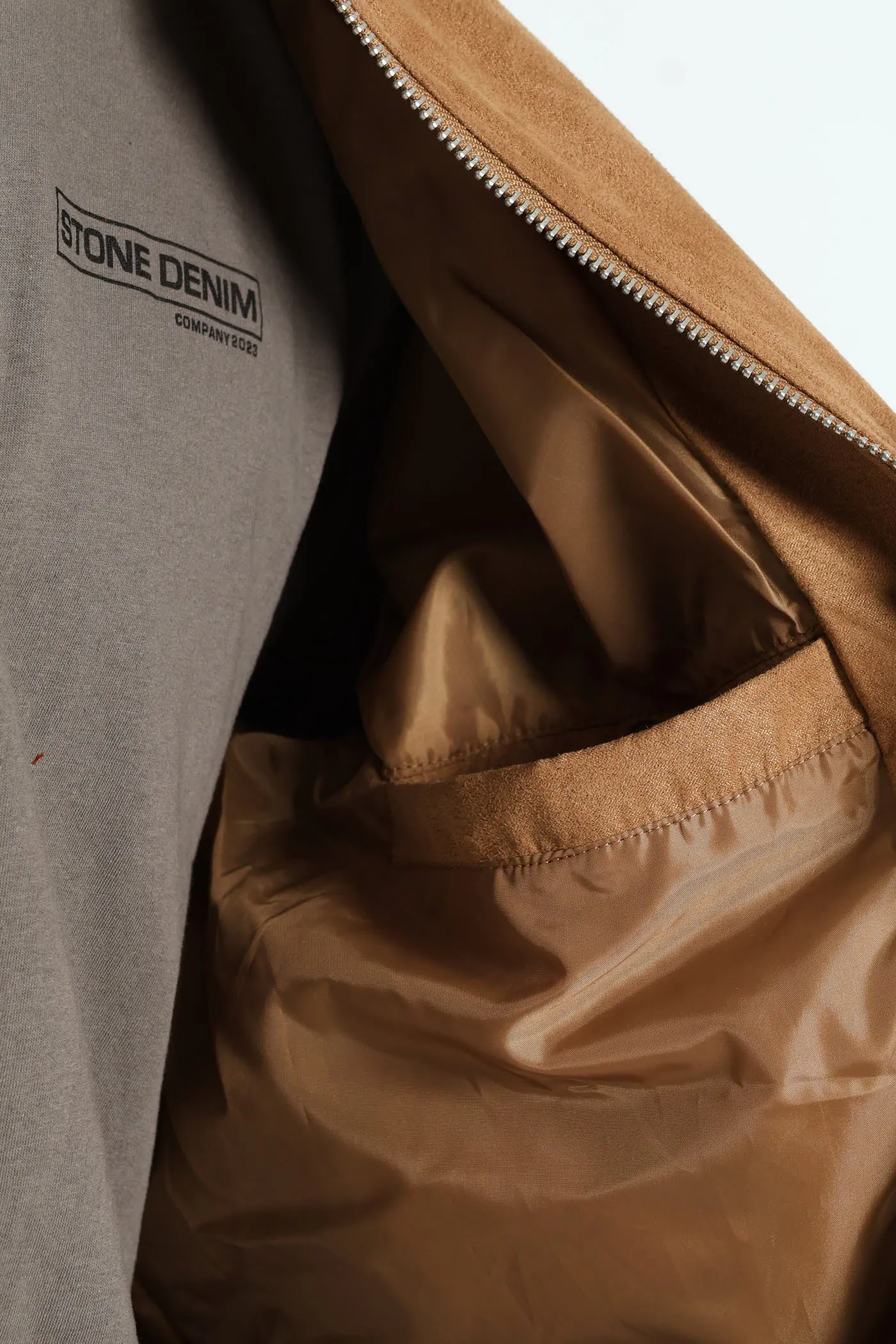 Mock Suede Bomber - Camel sold by Edgars product image thumbnail 5