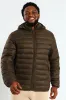 Basic Hood Puffer Jacket - Olive sold by Edgars