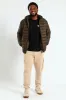 Basic Hood Puffer Jacket - Olive sold by Edgars